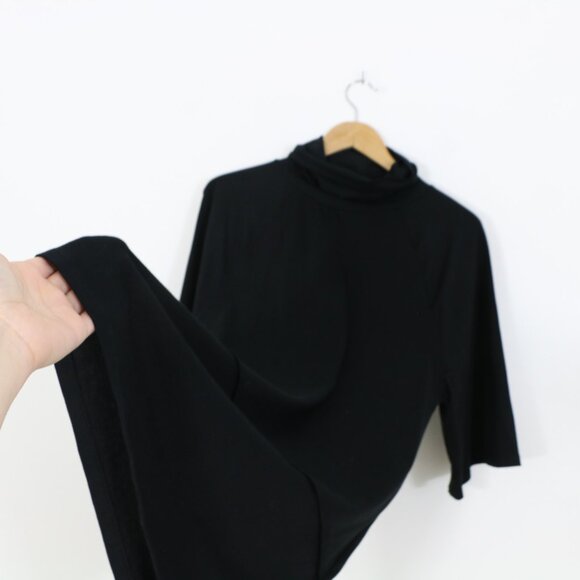 *ASOS Only livia highneck midi dress in black - Picture 6 of 10